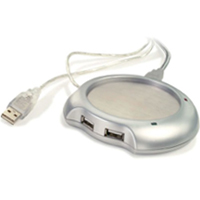USB Tassenwärmer mit 4 USB Anschlüssen USB Tassenwärmer hält Kaffee und Tee lecker warm.