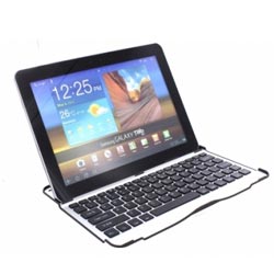 Hard case en bluetooth toetsenbord in &eacute;&eacute;n met de Galaxy tab keyboard case
