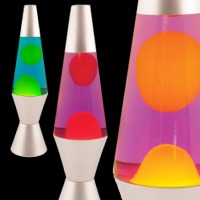 Lavalampen, 3 varainten Drie verschillende lavalampen, de leukste sfeerverlichting