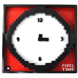 Pixel Time Wanduhr