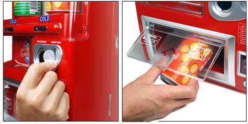 Mini Expendedora de Latas Esta mini expendora carga hasta 8 latas y las mantiene bien fresquitas!