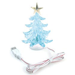 USB Weihnachtsbaum Der LED Weihnachtsbaum wechselt die Farbe. Sorge mit diesem USB Weihnachtsbaum für Weihnachtsstimmung.