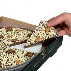 Chocolate gourmet pizza's