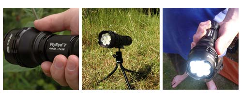 FlyEye Taschenlampe inkl. Stativ FlyEye Taschenlampe von True Utility