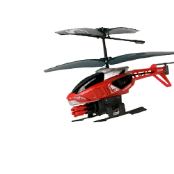 Heliblaster in action! Heliblaster schiet 6 raketten af!