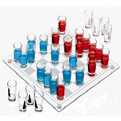 Shot Glass Chess Set - schaak drankspel
