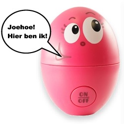 Ik ben verstopt! Quaps elektronisch sprekend paasei