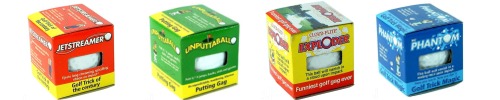 Crazy Golfball im 4er Set Crazy Golfball 4er Set - Golf Gadgets @ Mega Gadgets
