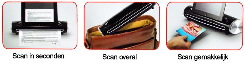 Scan al je foto&rsquo;s of documenten in met de ION Docs 2 Go draagbare scanner, en neem ze overal mee naar toe op je iPad.