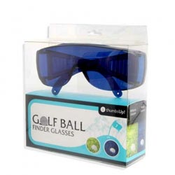 Die Golf Ball Finder Brille wird mit einem Aufbewahrungsbeutel geliefert.