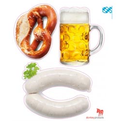 Bringe dich mit dem Brotzeit Magnetset in die richtige Stimmung f&uuml;rs Oktoberfest.