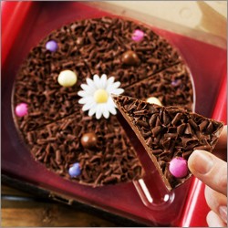 Chocolate gourmet pizza's