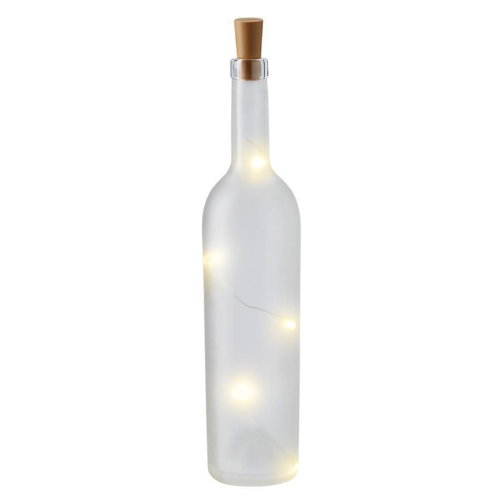 Decoreer je huis met glazen flessen en deze LED Verlichting Fles - Bottle Cap Lights