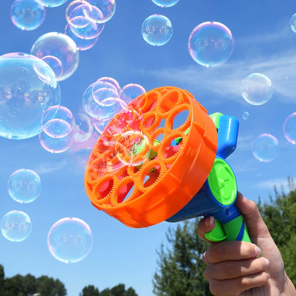 Bellenblaas Pistool Automatisch en zonder knoeien Compact Kleurrijk Speelgoedpistool Magisch bellen schieten voor kinderen en feestjes