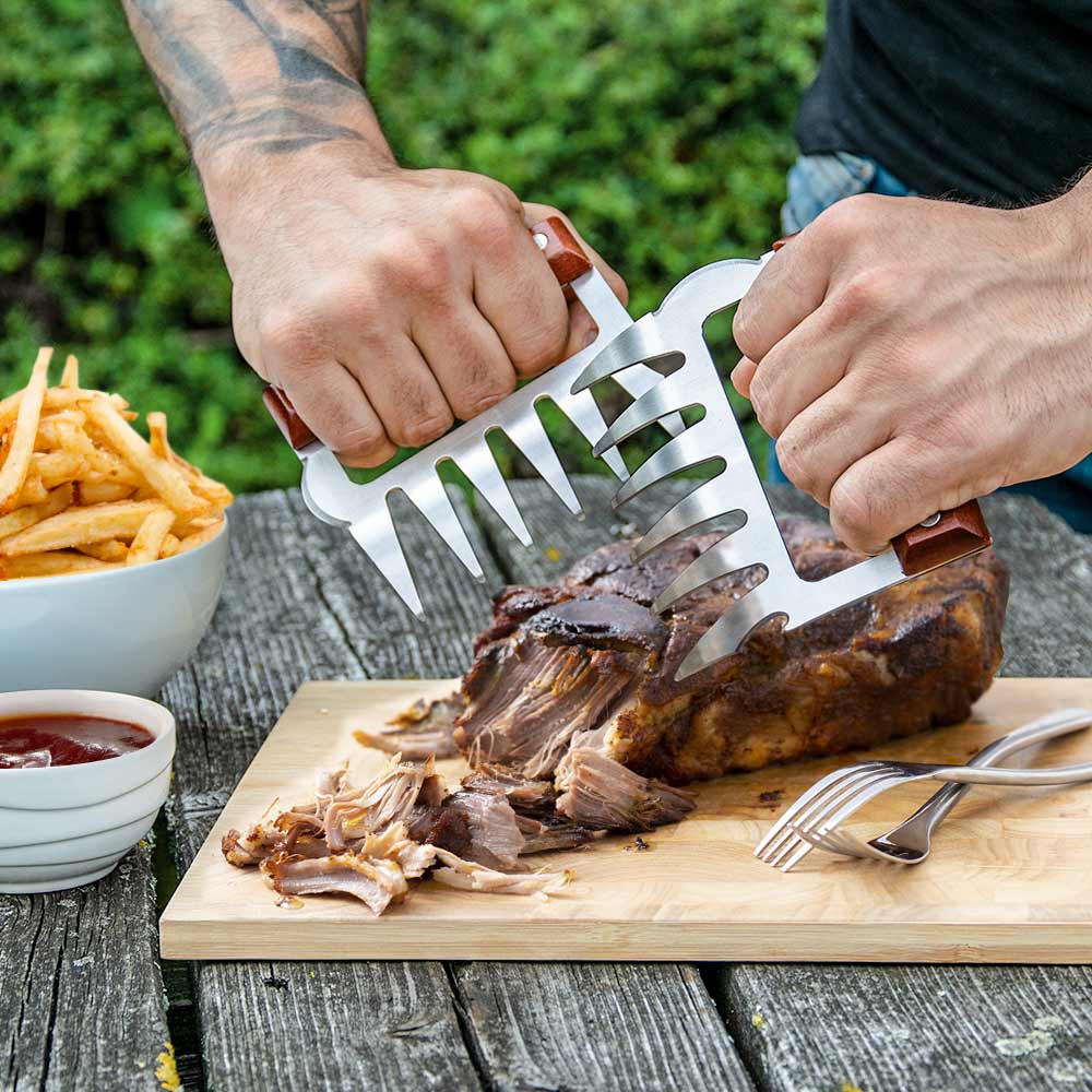 Meat Claws Bbq klauwen Set van 2 Gemakkelijk Vlees Uit Elkaar Trekken Flessenopener Vlees Klauwen