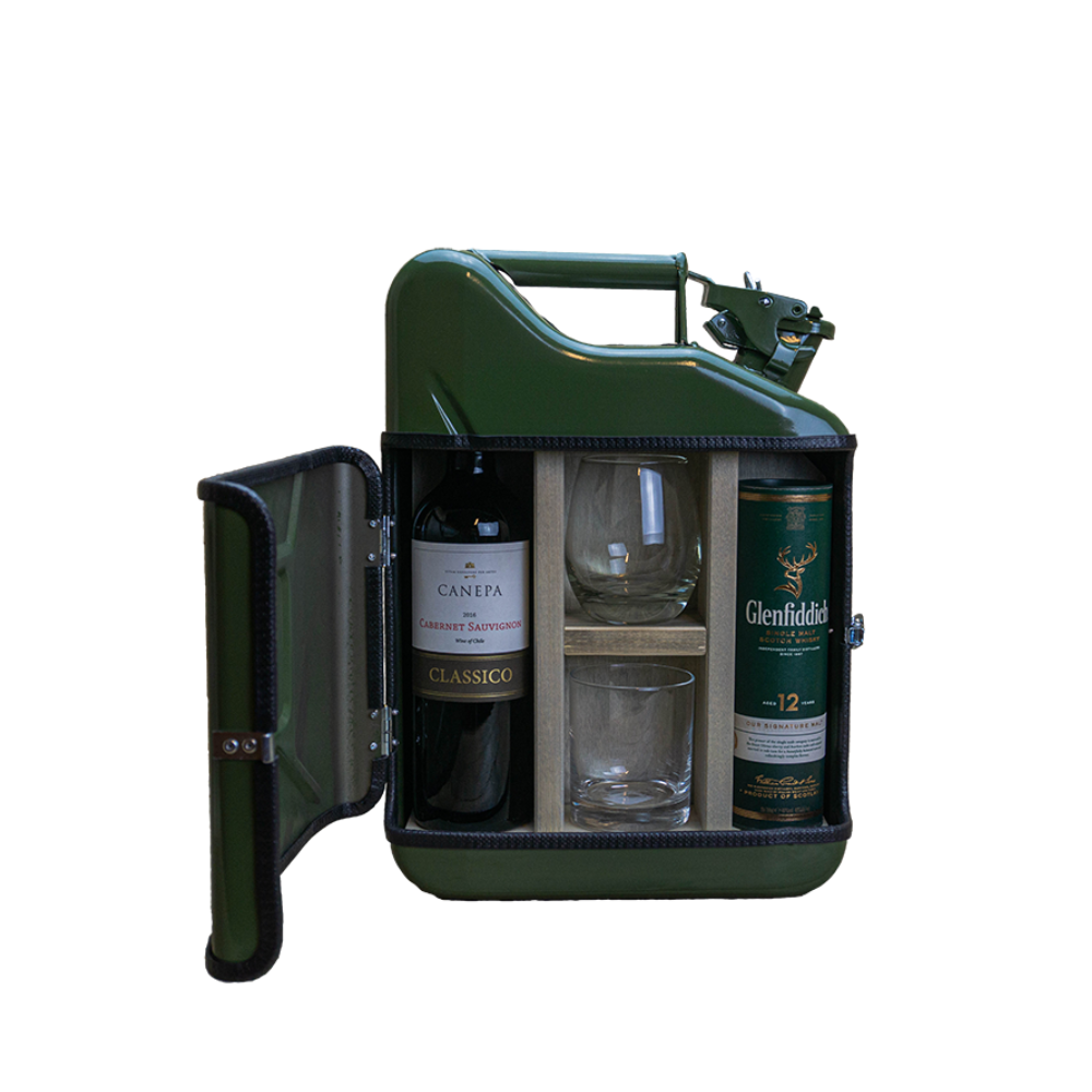 His hers giftset Groen Jerrycan