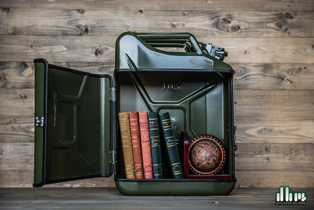 Jerrycan Pakket Groen 20L Handige Opslagoplossing met Stijl Uniek Meubelstuk voor Thuisgebruik Duurzaam en Praktisch