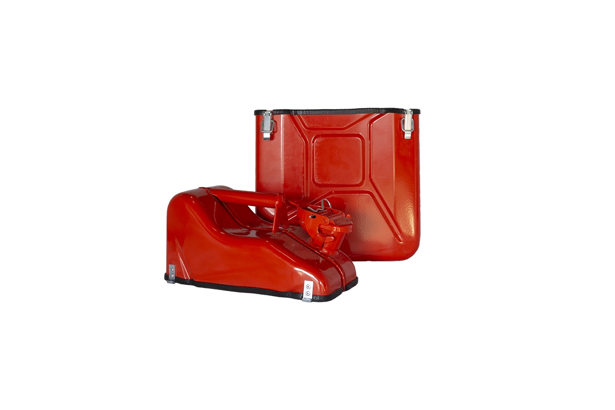 Jerrycan Giftbox 10L Rood Unieke Opbergdoos Exclusief drank Origineel cadeau Opbergoplossing