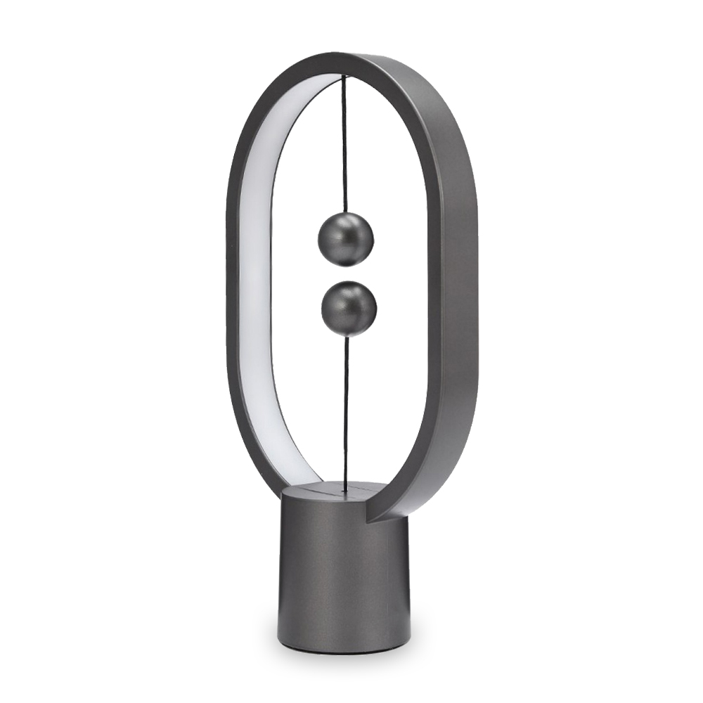 Mini Heng Balance Lamp Magnetische Design Lamp Donkergrijs