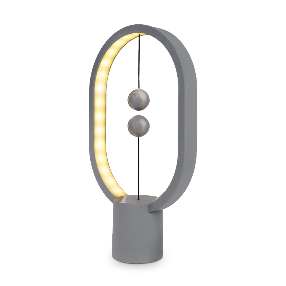Mini Heng Balance Lamp Magnetische Design Lamp Grijs