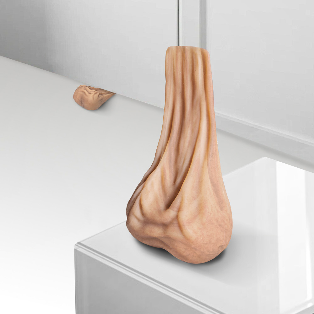 Balzak deurstopper Unieke en grappige design Levensgroot realistische huidskleur Deuraccessoire Hilarische deurstopper voor thuis of op kantoor