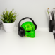 Headphone Holder alienhoofd met koptelefoon