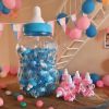 Mega baby fles blauw - Babyshower