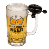 Bier glas met bel