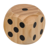 Houten dobbelsteen