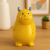 Gele Monster Spaarpot van Keramiek