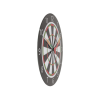 Zij aanzicht Glass-Wall clock, Dart Match