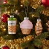 Figuur Kerstballen van glas – Koffie, Croissant & Cupcake