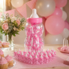Mega baby fles roze - Babyshower