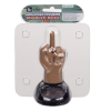 Bewegende middelvinger - Bobblehead middelvinger - Verpakking - Werkt op zonne-energie - Beweegt - Vooraanzicht