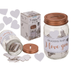 Glazen Weckpot 'reasons why i love you'