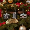 Retro glazen kerstballen – Cassette, Camera & Recorder