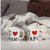 I love papa/mama mok met hart
