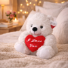 Knuffelbeer met hartje 'i love you'