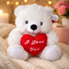 Knuffelbeer met hartje 'i love you'