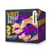 Stressbal Virus (blauw)