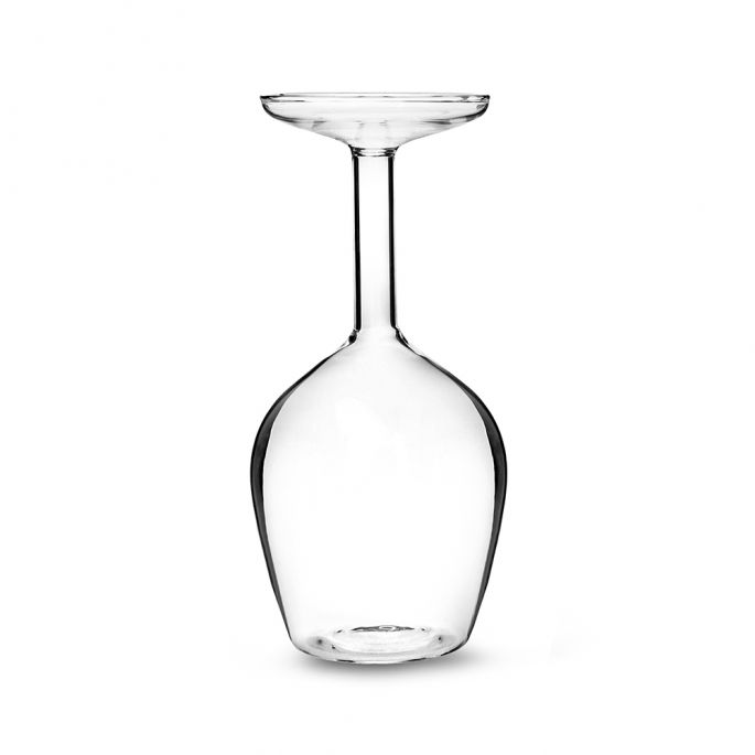 Upsidedown Wijnglas - Grappig wijnglas - Wijn Cadeau - 350 ml - Omgekeerd Wijnglas