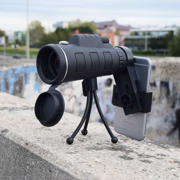 Telescoop Smartphone Camera - Verrekijker met 12X Zoom - Monoculair - Complete Set - Smartphone Camera Lens 