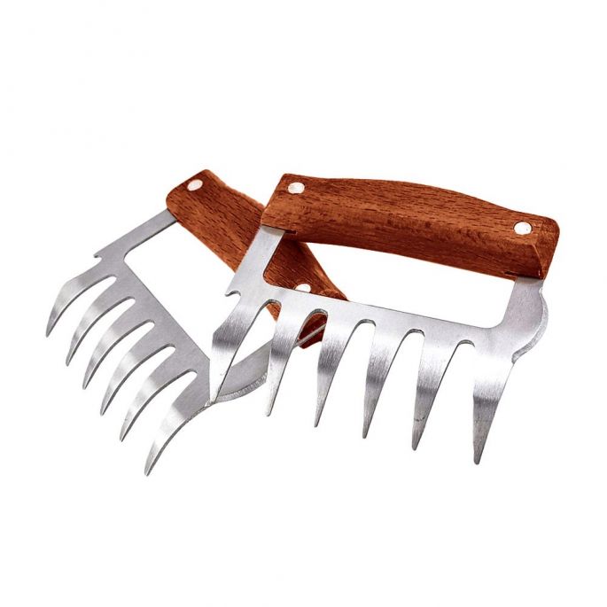 Meat Claws - Bbq klauwen Set van 2 - Gemakkelijk Vlees Uit Elkaar Trekken - Flessenopener - Vlees Klauwen