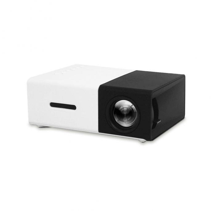Mini HD Beamer - 1080p - Projectieformaat 24 tot 60 Inch - Geschikt voor SD kaart, AV, HDMI en USB - Ingebouwde Speaker - Mini Projector
