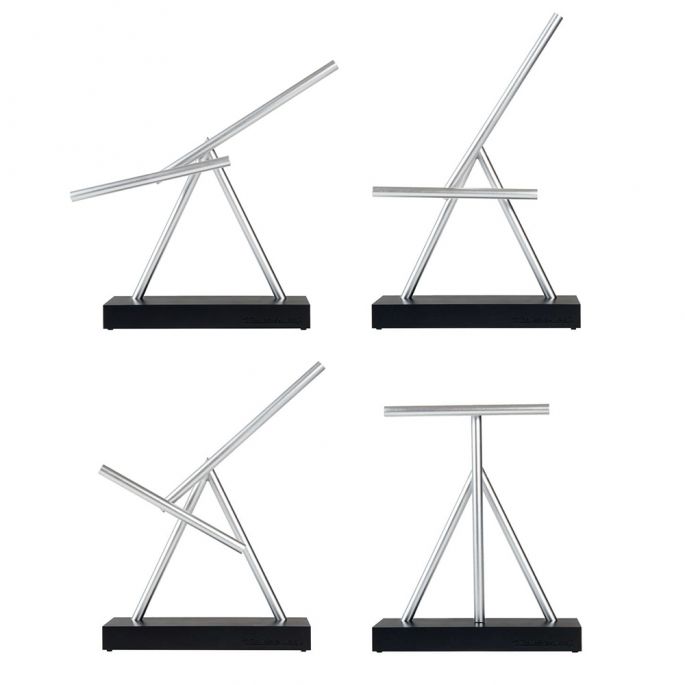 The Swinging Sticks - Elegante Decoratie - 35 x 8 x 38 cm - ABS & Aluminium - Kinetic Sculptuur - Bureau gadgets