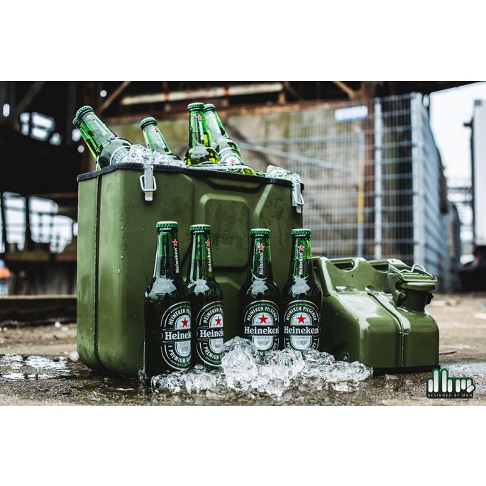 jerrycan giftbox 10L groen drank cadeau