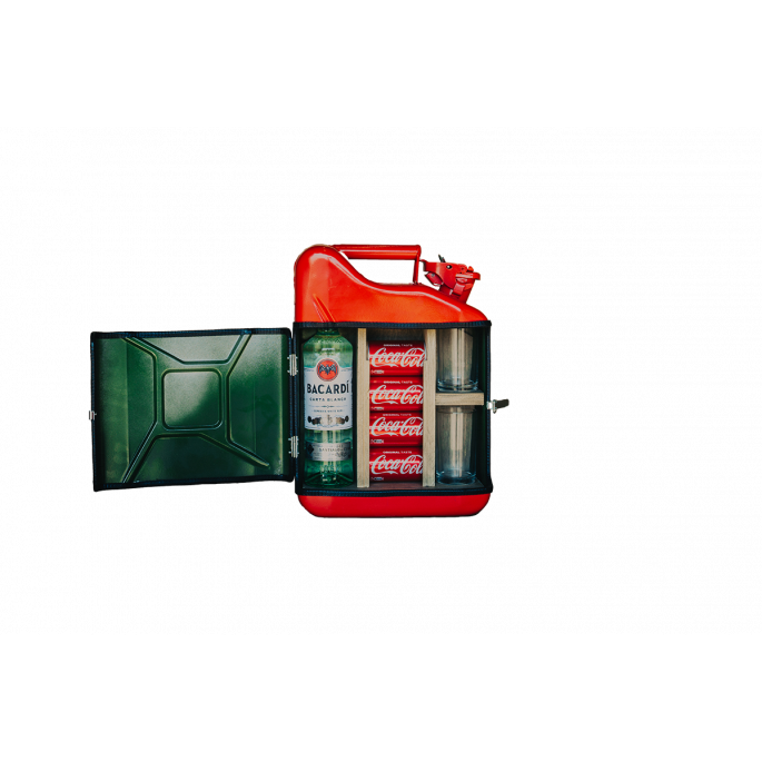 Jerrycan Minibar – 10 liter - Rood