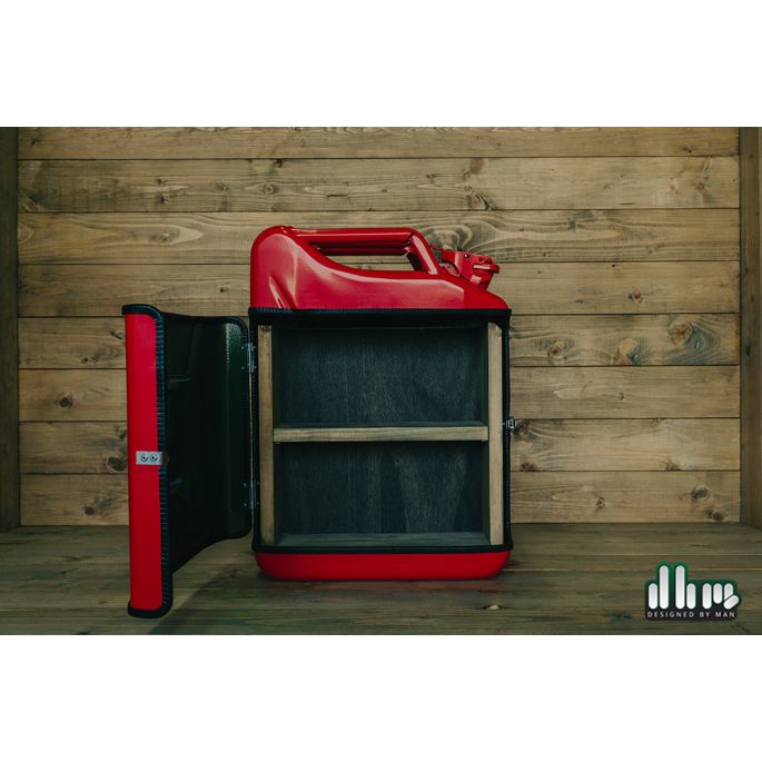 Jerrycan kast basic plus rood mega gadgets