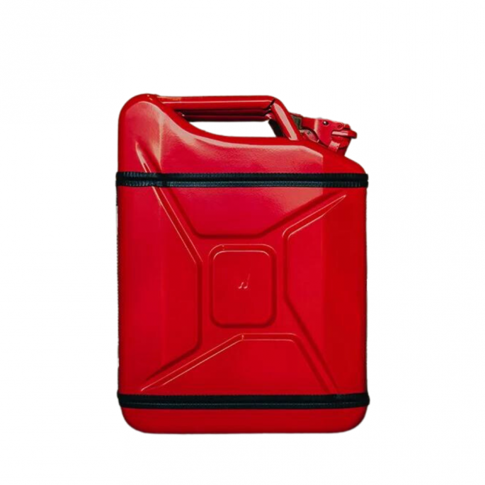 Jerrycan rood - kast basic - leeg