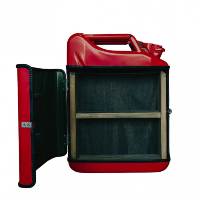 Jerrycan kast basic + rood open